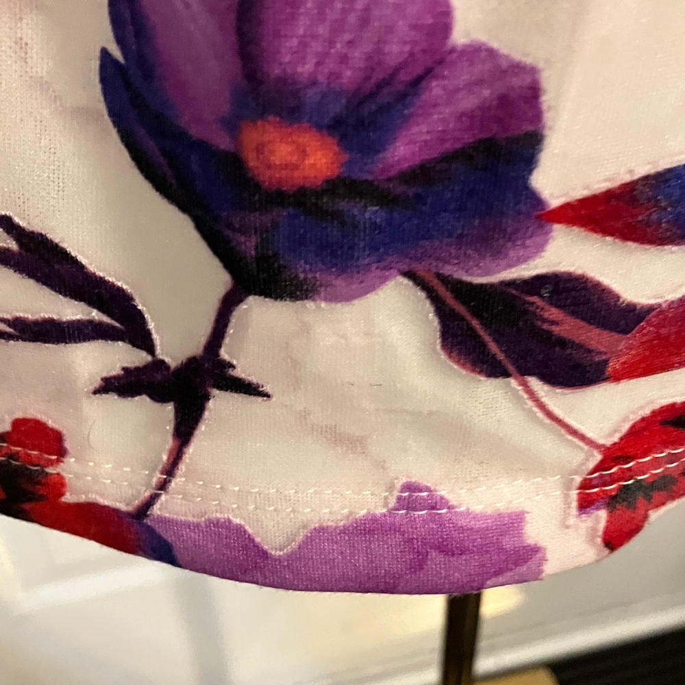 Gabby Skye Floral Mini Dress - Purple and Red - Picture 16 of 16